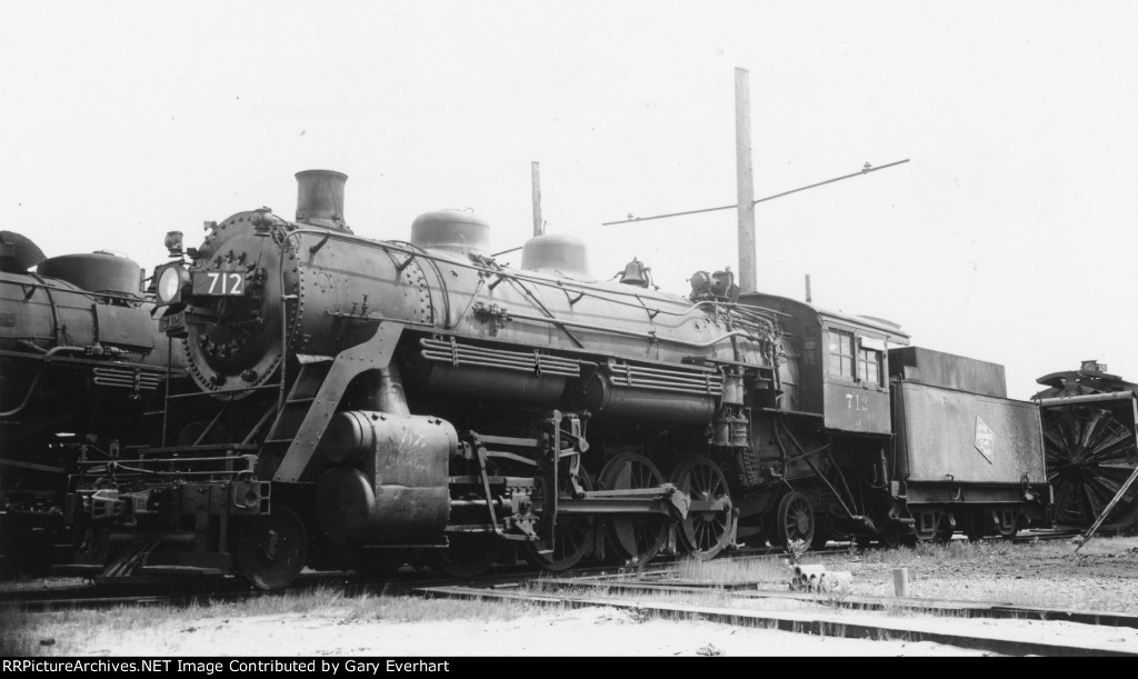 MILW 2-8-2 #712 - Milwaukee Road